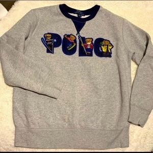 Big boys RL sweater size M grey